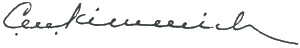 president's signature