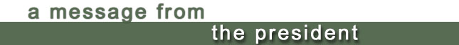a message from the president