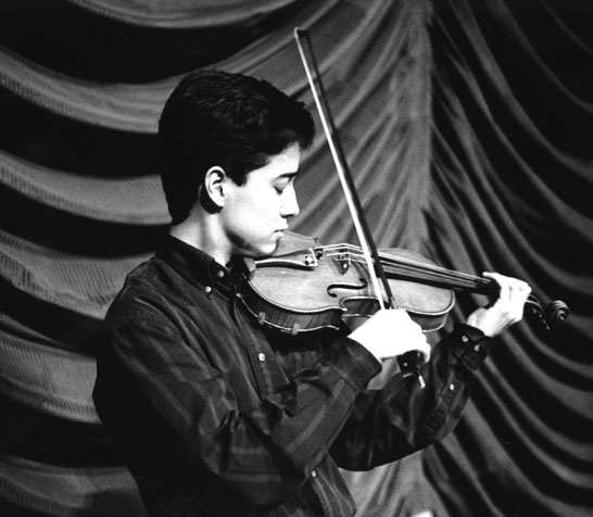 Man Playing Violin
