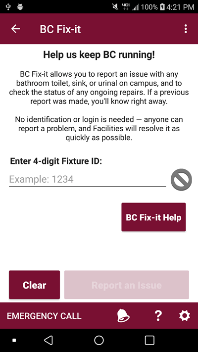 BC Fix-it - Report an Issue