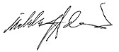 Michelle J. Anderson signature