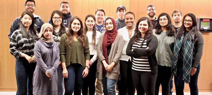 Students and faculty at Brooklyn College