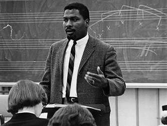Olly Wilson teaching at Oberlin College, 1968
