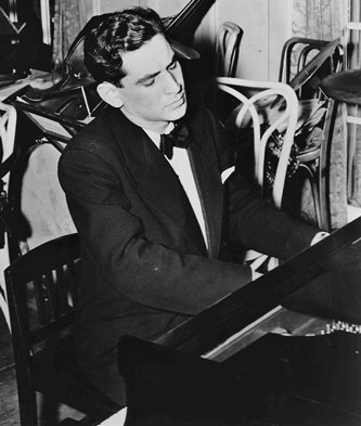 Leonard Bernstein at the piano, Courtesy of the Leonard Bernstein Office
