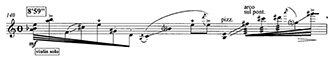 Example 5: m. 140 of <em>Axon</em>, showing similarity to m. 55.