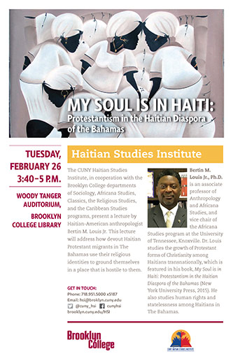 Poster for 'My Soul Is in Haiti'
