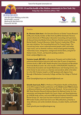 COVID-19 and the Health of the Haitian Community in New York City