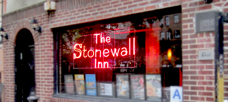 Where it all began: Stonewall Inn, the gay bar and National Historic Landmark, site of the 1969 riots that launched the gay rights movement.