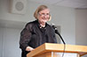 <p>Louise Hainline, Psychology, recipient of the Eric M. Steinberg Award for College Citizenship</p>