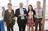 <p>Reception: Sharona Levy, Bruce MacIntyre, and Susan Davis</p>