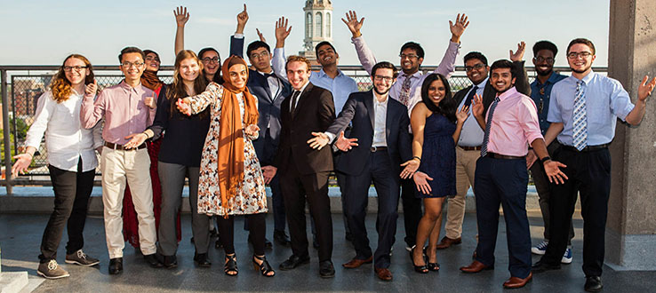 Our brightest students celebrate their initiation into Phi Beta Kappa.