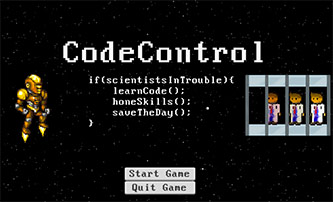 Screen capture of the game.