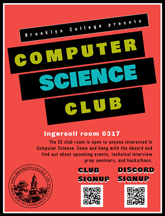 Sign up for CS Club.