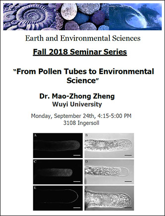 From Pollen Tubes to Environmental Science
