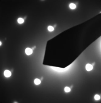 <p>Plan-view Diffraction pattern of AlN</p>