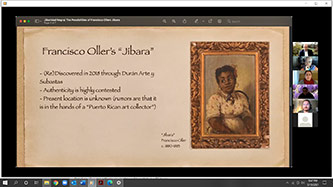 Screen shot from Daniel Vázquez Sanabria’s presentation