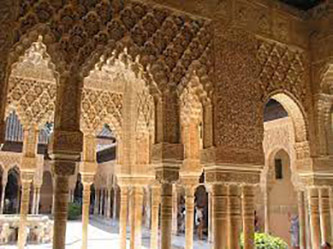 Alhambra. 14th century mosque. Grenada, Spain