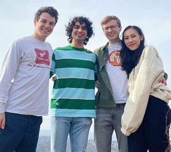 Ching-Shiuan and friends in Topanga Park, CA