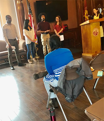 <p>Brooklyn College Department of English MFA inter-genre reading</p>