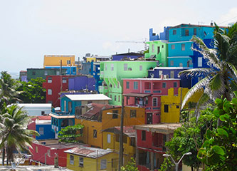 La Perla neighborhood of San Juan, Puerto Rico