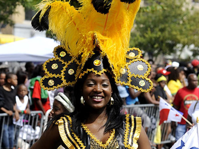 Caribbean Parade performer.