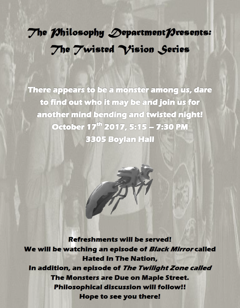 Event Flier: Twisted Vision Series (October 17, 2017) 