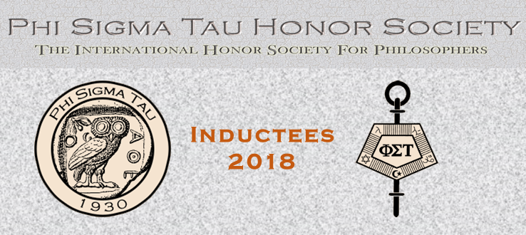 Phi Sigma Tau Inductees 2018