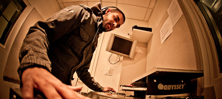 Become a DJ for our on-campus radio station.