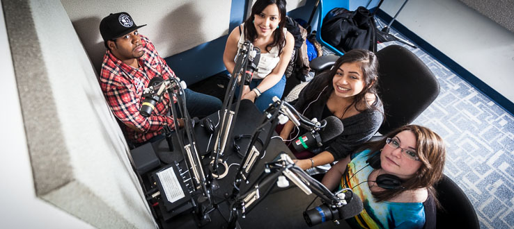 Develop your radio personality with your own on-campus program.