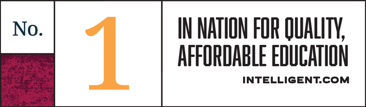 No. 1 in Nation for Quality, Affordable Education, Intelligent.com