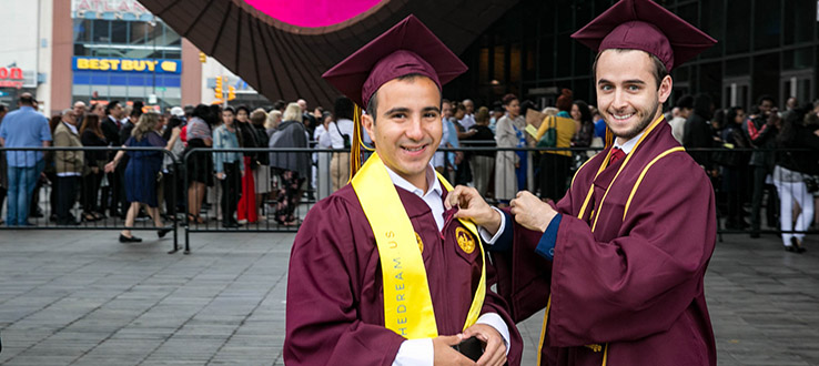 From taking yearbook photos to receiving tickets for the ceremony, we have all the answers to your commencement questions. Just ask!