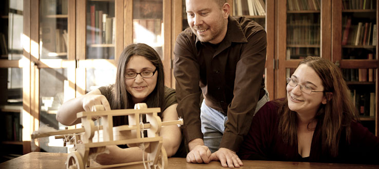 Faculty help assemble the components of a superior education.