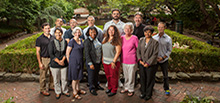 Group of faculty members on campus
