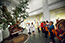 IPA co-directors Emily Rea '13 M.F.A. and Liza Wade Green '13 M.F.A. lead participants on an introductory tour.