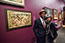 Dancers Samuel Coleman and Sarah Hartley evoke another era in the American Identities gallery.