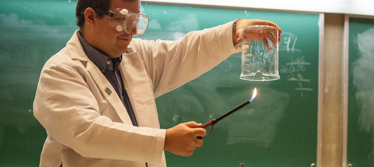 Our faculty encourages you to experiment.