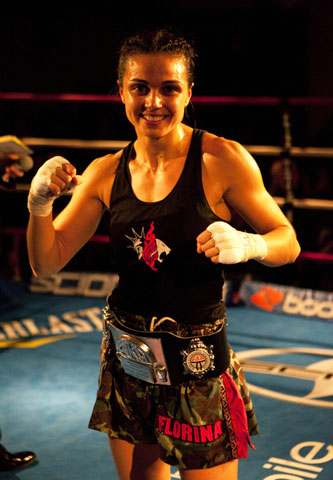 An amateur Muay Thai fighter, Petcu has represented the United States in a world championship competition.