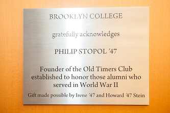 <p>The plaque reads: