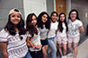 <p>From left, Elizabeth Solís, Tania Celis, Laura Monserrat, Ariana Herrera, Abigail Rocca, and Guadalupe Castillo, all high school seniors from Puebla’s ‘1000 Girls, 1000 Futures’ program.</p>