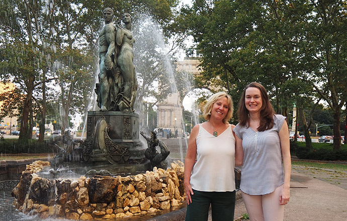Brooklyn College Department of Earth and Environmental Sciences Chair and Professor Jennifer Cherrier (left), and Assistant Professor of Earth and Environmental Sciences Brianne Smith.