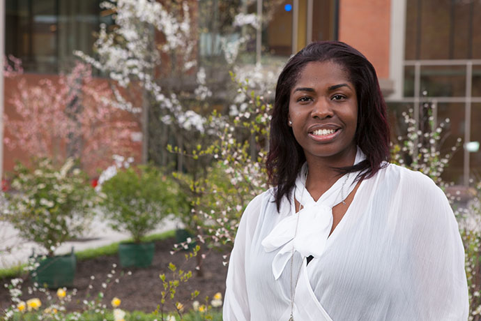 Heather McCall is graduating with a bachelor of arts in childhood education.