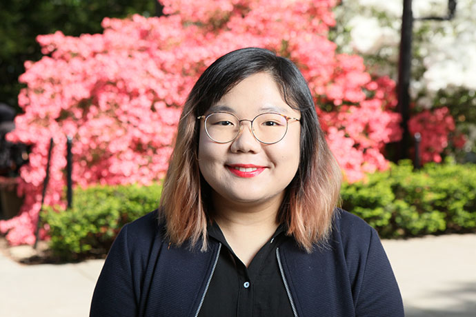 Fulbright Fellow Jennifer Tam '18. Photo by David Rozenblyum.