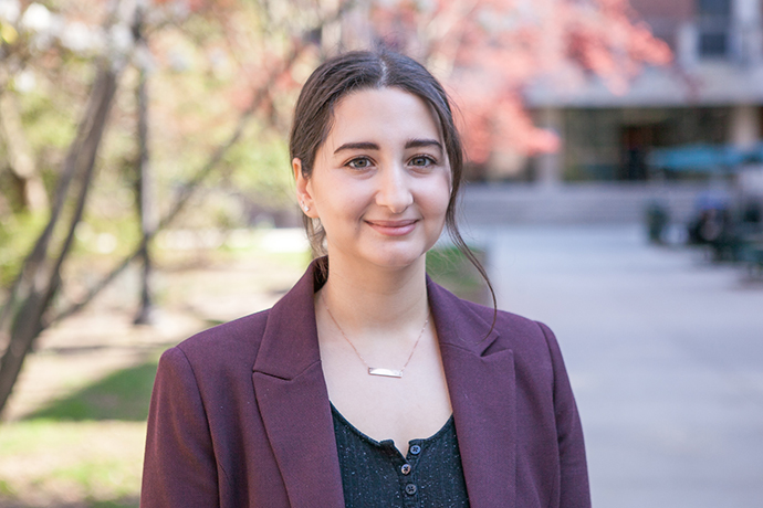 Master of Science in Business Intelligence and Data Analysis graduate student Nisreen Ennab.