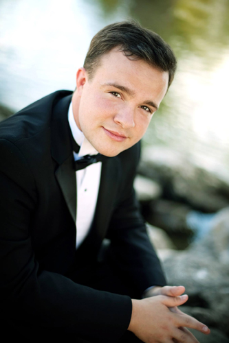 Graduate student in piano performance Harrison Sheckler