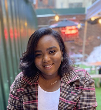 Psychology major Samuelle Delcy