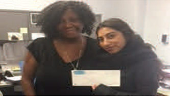 Mashal B., Winner of the Welcome Back Raffle!