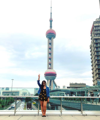 Belia Rodriguez, Study Abroad in China