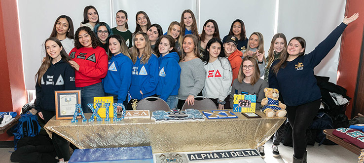 Sororities and fraternities introduce you to your new BFFs.