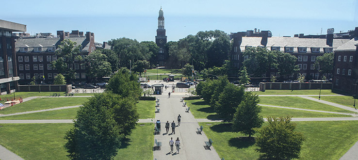 Our grounds crew keeps the campus one of the most beautiful in the country.