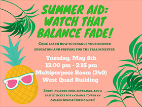 Summer Aid: Watch that Balance Fade! Summer Aid: Watch that Balance Fade!